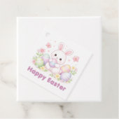 Frohe Ostern Frühlingsdesign - Süßer Osterhase Geschenkanhänger (Beispiel)