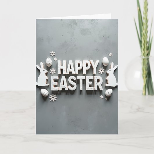 Frohe Ostern Frühlingskarte Karte (Vorderseite)