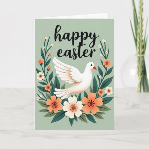 Frohe Ostern Frühlingsvogelkarte Karte