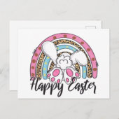 Frohe Ostern für alle!! Postkarte (Vorne/Hinten)