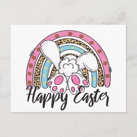 Frohe Ostern für alle!! Postkarte (Vorderseite)