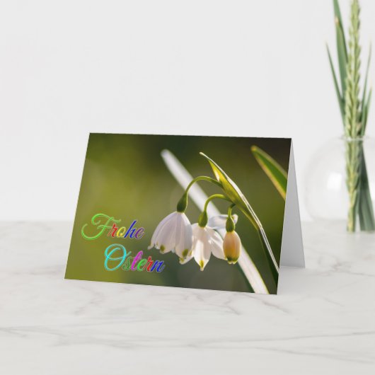Frohe Ostern für Deine Liebsten! Karte (Vorderseite)
