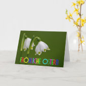 Frohe Ostern für Deine Liebsten! Karte (Gelbe Blume)