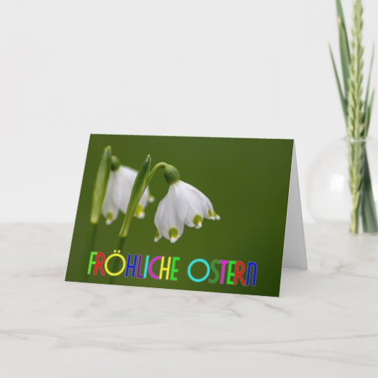 Frohe Ostern für Deine Liebsten! Karte (Vorderseite)