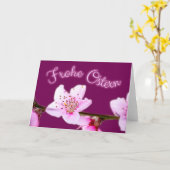 Frohe Ostern für Deine Liebsten! Karte (Gelbe Blume)