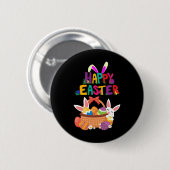 Frohe Ostern für Frauen und Männer - Ostern Button (Vorne & Hinten)