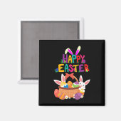 Frohe Ostern für Frauen und Männer - Ostern Magnet (Vorderseite/Rückseite)