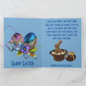 Frohe Ostern für meine Familie Karte (Innenseite)