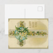 Frohe Ostern für Sie - Antike Postkarte, Postkarte (Vorne/Hinten)