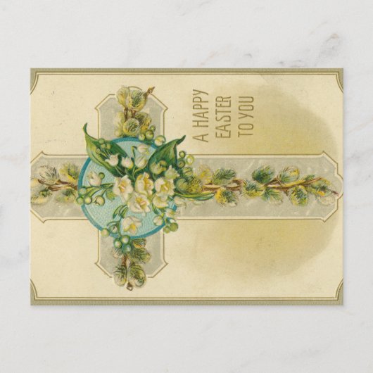 Frohe Ostern für Sie - Antike Postkarte, Postkarte (Vorderseite)
