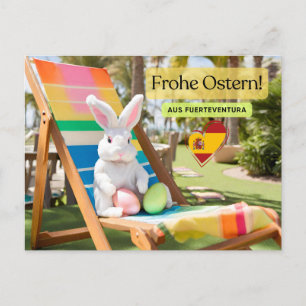 Frohe Ostern Fürteventura Postkarte