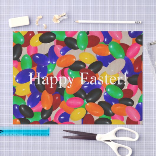 Frohe Ostern! Gelee Bean Tissue-Geschenk Seidenpapier (Handwerk)