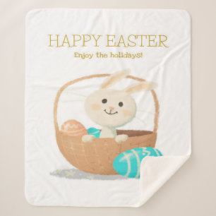 Frohe Ostern Genießen Sie den Urlaub! Kaninchenei Sherpadecke