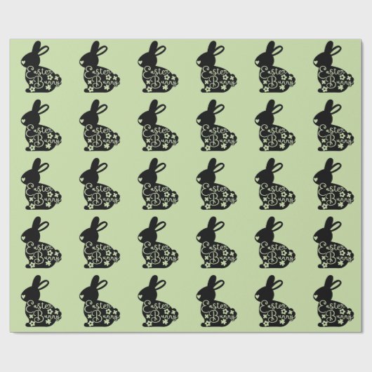 Frohe Ostern Geschenkpapier (Flach)