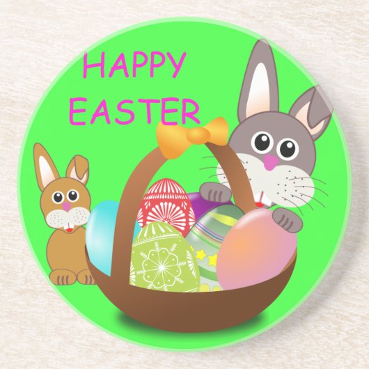 FROHE OSTERN GETRÄNKEUNTERSETZER (Vorne)