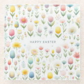 Frohe Ostern Glasuntersetzer (Vorderseite)