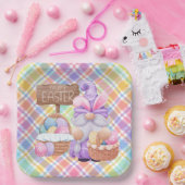 Frohe Ostern Gnom Pappteller (Party)