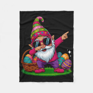 Frohe Ostern Gnom Umarmen Ostereier Frauen Mädchen Fleecedecke