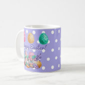 Frohe Ostern Gnome Kaffeetasse (Vorderseite Links)