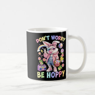 Frohe Ostern groovy Hengesicht sorge dich nicht Kaffeetasse