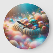 Frohe Ostern! Große Wanduhr (Vorderseite)