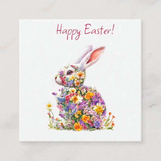 Frohe Ostern Grußkarte Begleitkarte (Vorderseite)