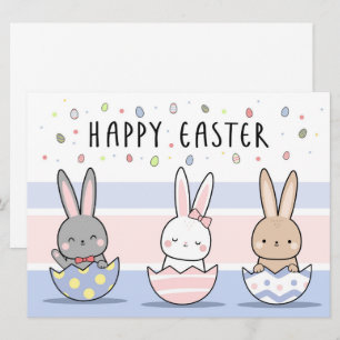 Frohe Ostern Grußkarte Feiertagskarte