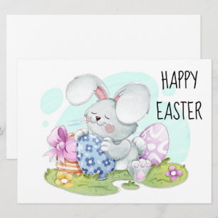 Frohe Ostern Grußkarte Feiertagskarte