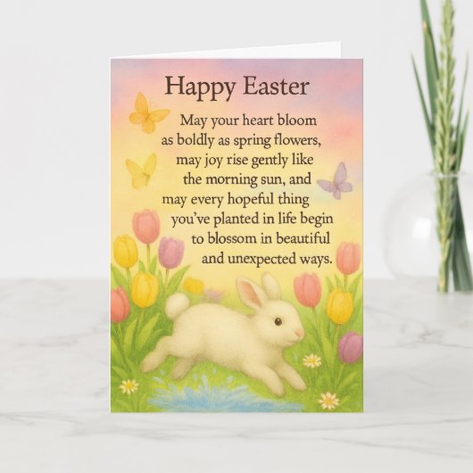 Frohe Ostern Grußkarte Karte (Vorderseite)