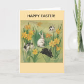 Frohe Ostern Grußkarte Karte (Vorderseite)