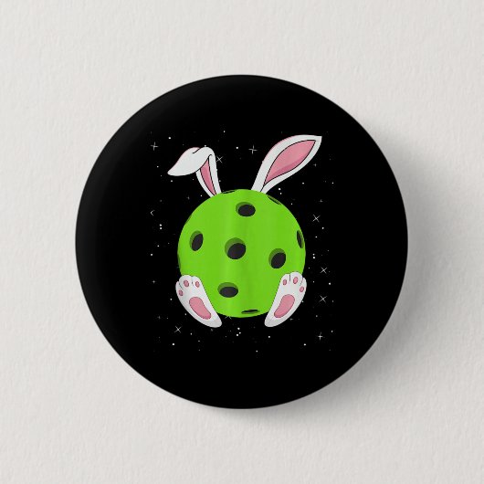 Frohe Ostern Häschen Beine Picklell Ostern Sport F Button (Vorderseite)