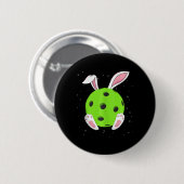 Frohe Ostern Häschen Beine Picklell Ostern Sport F Button (Vorne & Hinten)