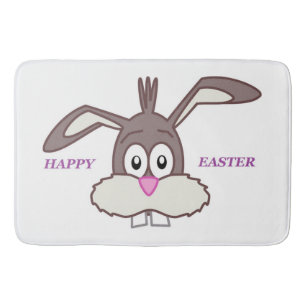 "FROHE OSTERN" HASE BADEMATTE