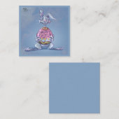 Frohe Ostern Hase Begleitkarte (Vorne/Hinten)