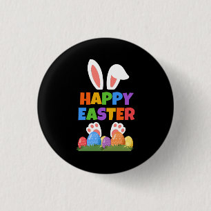 Frohe Ostern Hase  Button