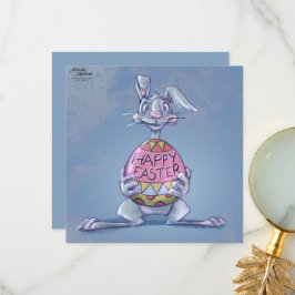 Frohe Ostern Hase Dankeskarte