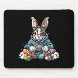 Frohe Ostern Hase Ei Lustig Jungen Mädchen Kinder Mousepad