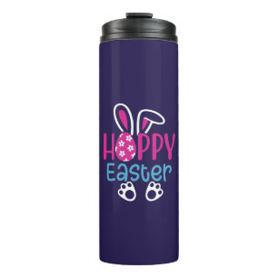 Frohe Ostern Hase Ei Süßes Frühlingsdesign Thermosbecher