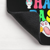 Frohe Ostern Hase Frühling Ostern Ei Ostertag Mousepad (Ecke)