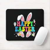 Frohe Ostern Hase Frühling Ostern Ei Ostertag Mousepad (Mit Mouse)
