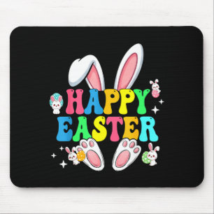 Frohe Ostern Hase Frühling Ostern Ei Ostertag Mousepad