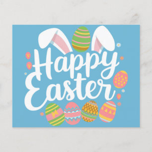 Frohe Ostern Hase Kaninchen Ei Feiertag  Flyer