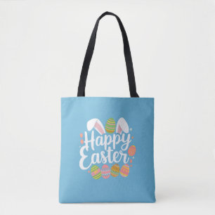 Frohe Ostern Hase Kaninchen Ei Feiertag  Tasche