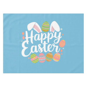 Frohe Ostern Hase Kaninchen Ei Feiertag  Tischdecke