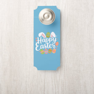 Frohe Ostern Hase Kaninchen Ei Feiertag  Türanhänger