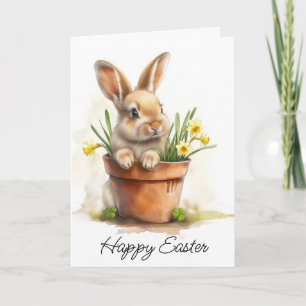 Frohe Ostern Hase Karte