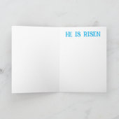 Frohe Ostern Hasen Karte (Innenseite)
