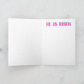 Frohe Ostern Hasen Karte (Innenseite)