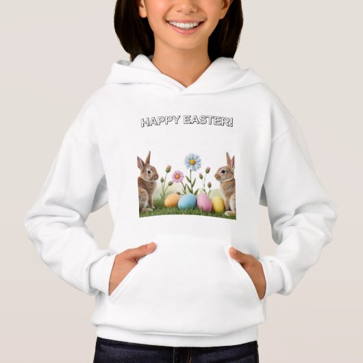 Frohe Ostern Hoodie (Vorderseite)
