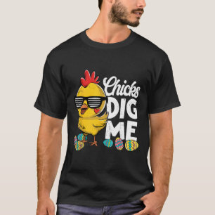 Frohe Ostern Hühner finden mich Ostern Kleinkind J T-Shirt